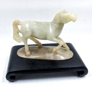 *SOLD* Antique carved Jade horse statuette